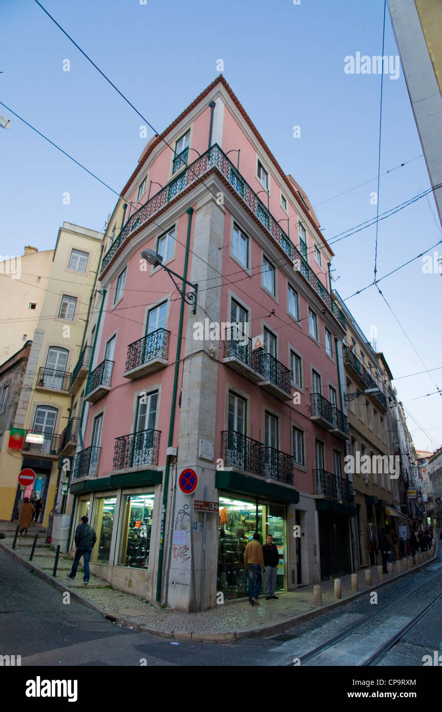 Rua dos Cavaleiros street Socorro salon Lisbonne Portugal Europe Banque D'Images