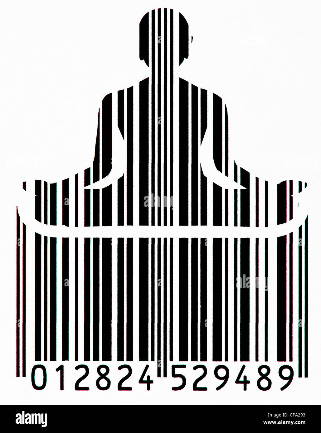Yogi tea bouddha barcode Banque D'Images