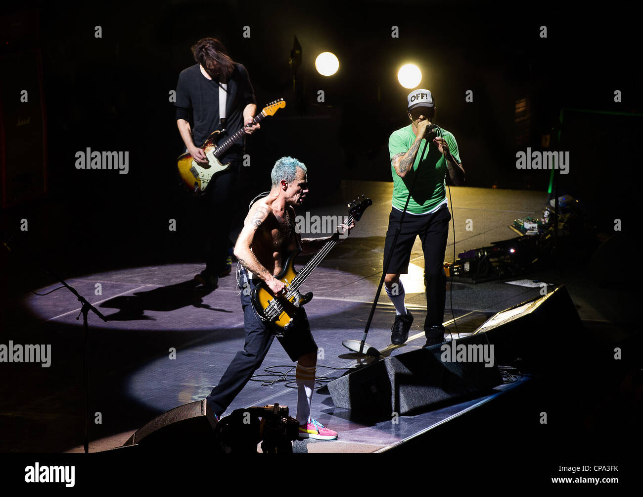 Red Hot Chili Peppers en concert à Toronto, Canada Banque D'Images
