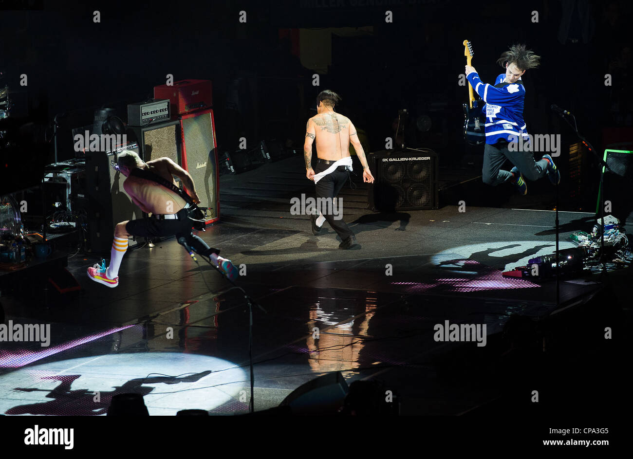Red Hot Chili Peppers en concert à Toronto, Canada Banque D'Images