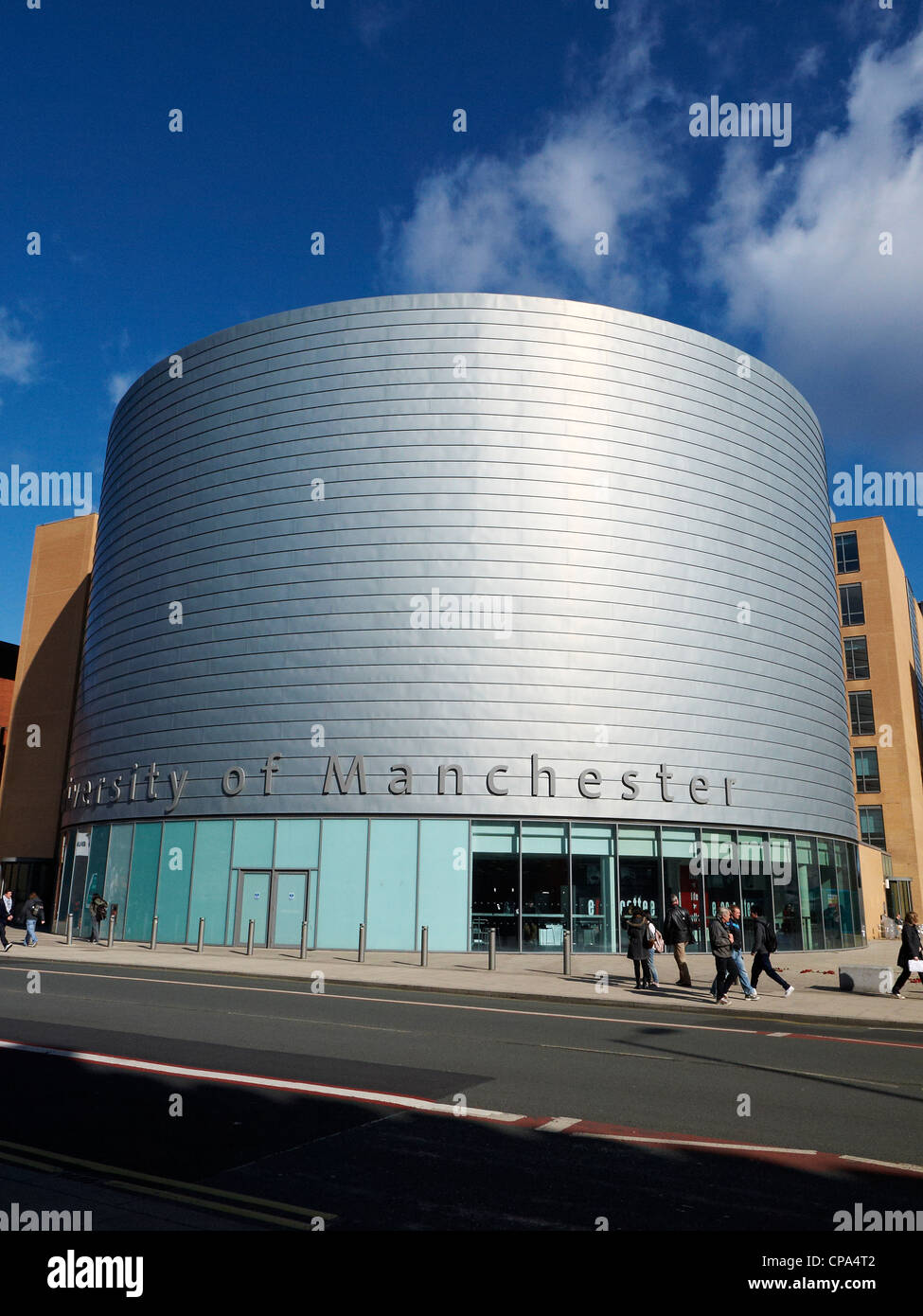 Centre d'accueil de l'Université de Manchester à Manchester, UK Banque D'Images