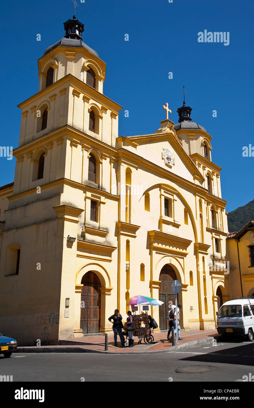 Iglesia de la Candelaria à Bogota. Banque D'Images