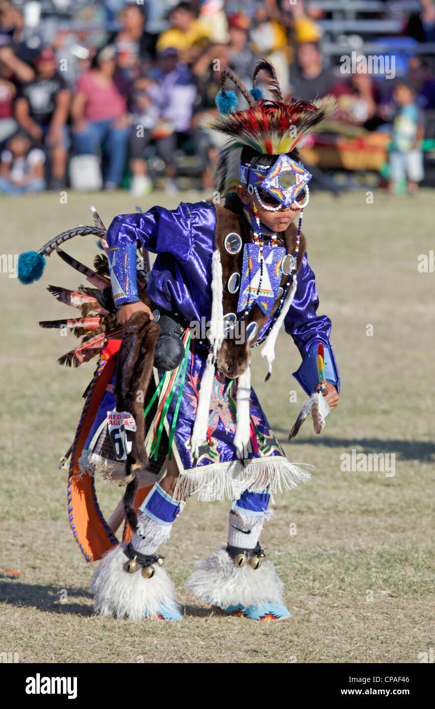 USA, Arizona, Scottsdale. Red Mountain Eagle Powwow tenu à la Salt River Pima-Maricopa communauté indienne. Banque D'Images