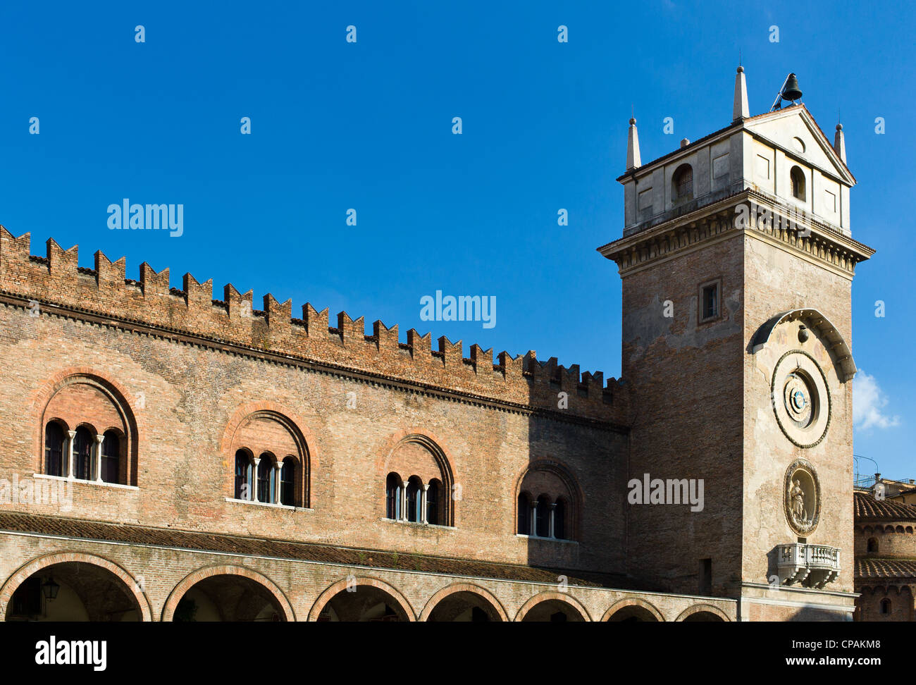 L'Italie, de Mantoue, le palais della Ragione dans delle Erbe square Banque D'Images