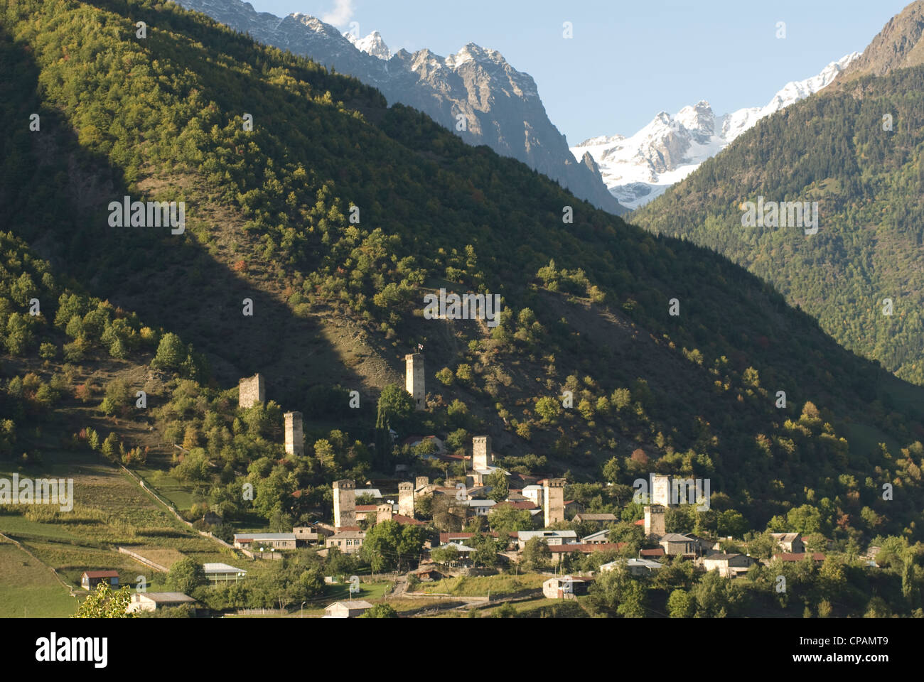 Svaneti, Géorgie Banque D'Images