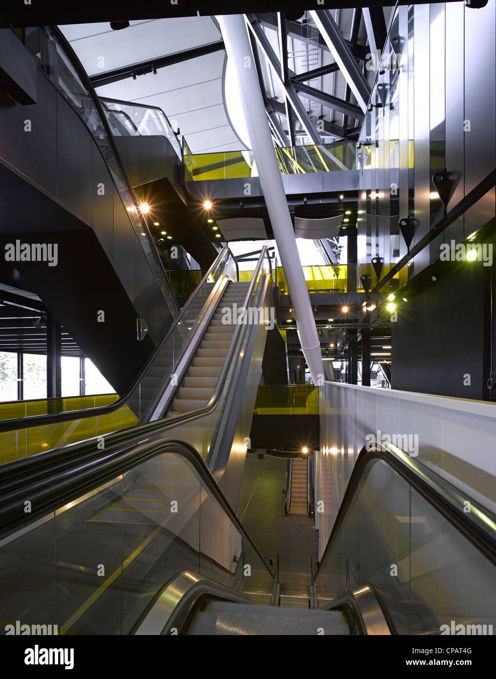 Stade olympique Londres 2012- Architects-Elevator-populeuse populeuse Royaume-uni architecte inconnu Banque D'Images