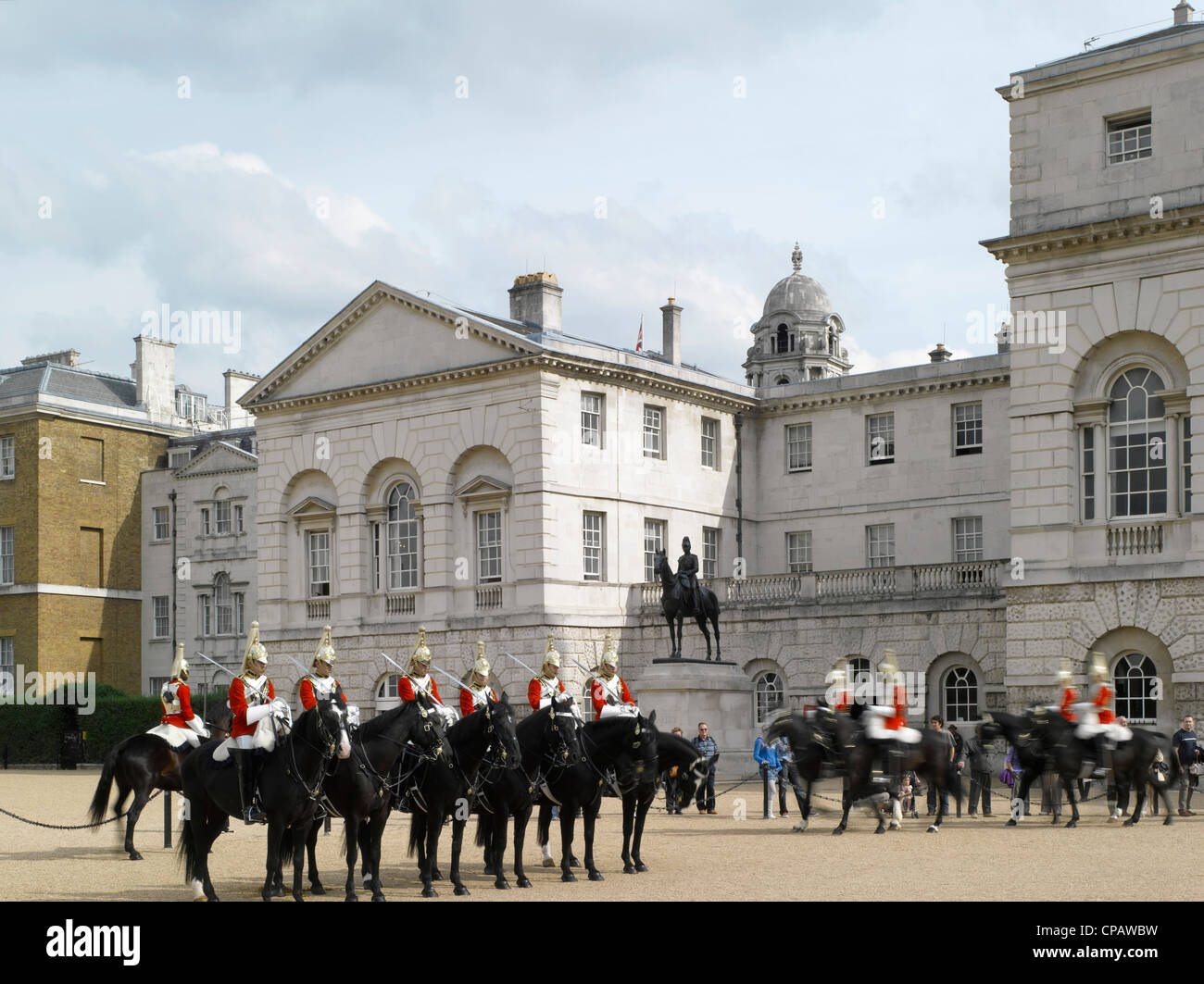 HORSE GUARDS PARADE, Londres, Royaume-Uni, 1750 Banque D'Images