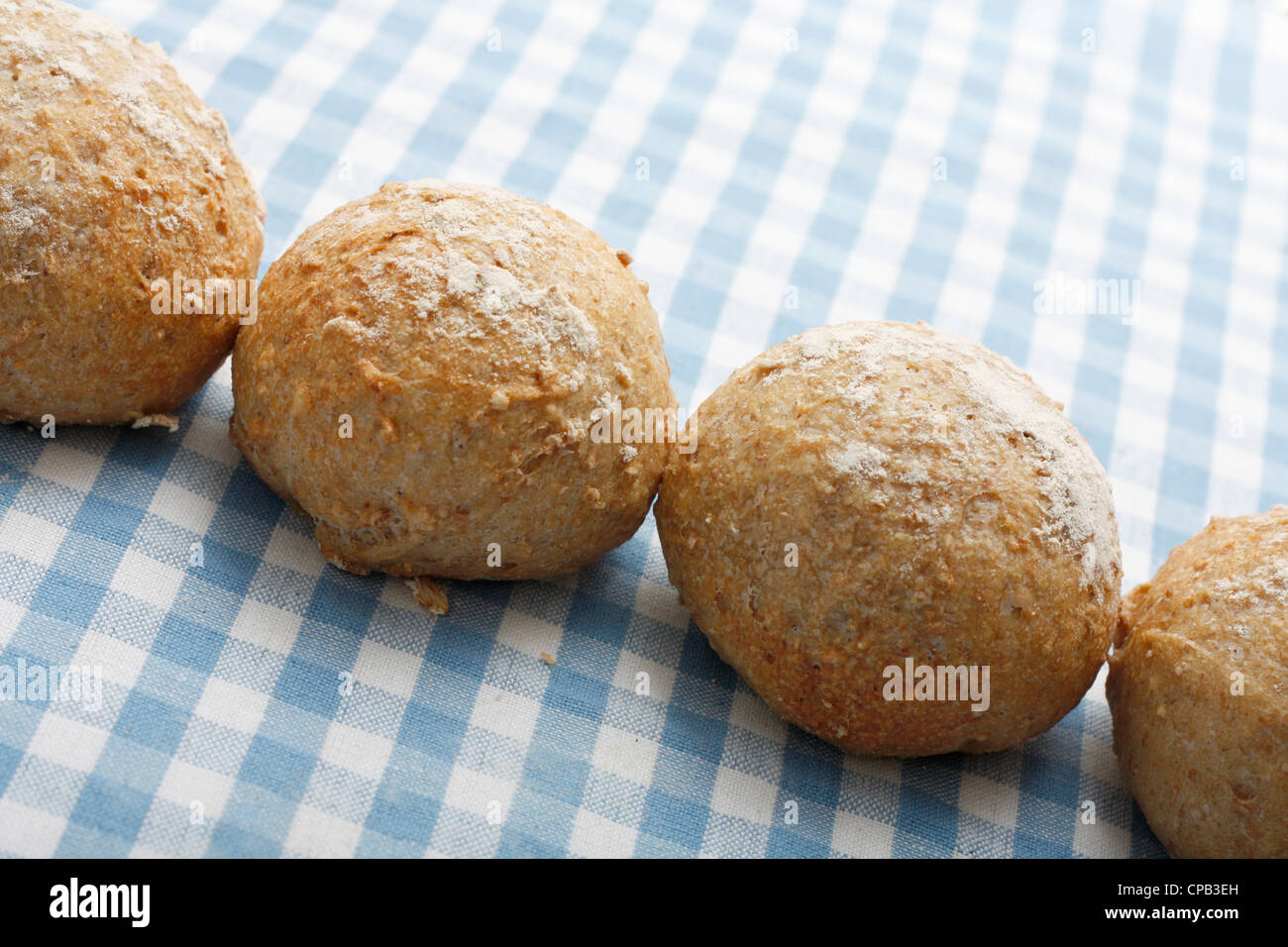 De délicieux petits pains complets du Banque D'Images