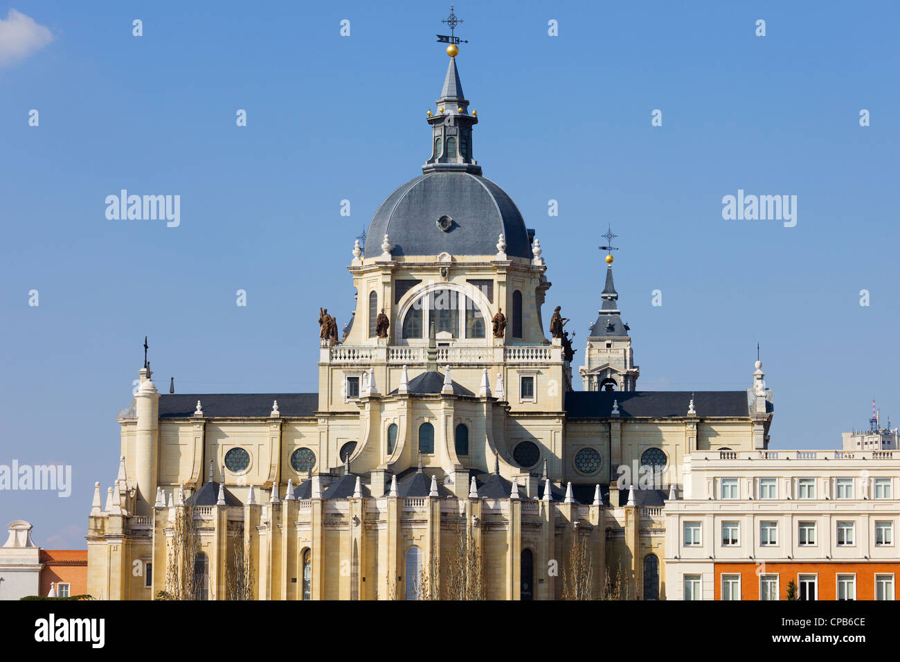 La basilique de San Francisco el Grande architecture extérieure à Madrid, Espagne Banque D'Images