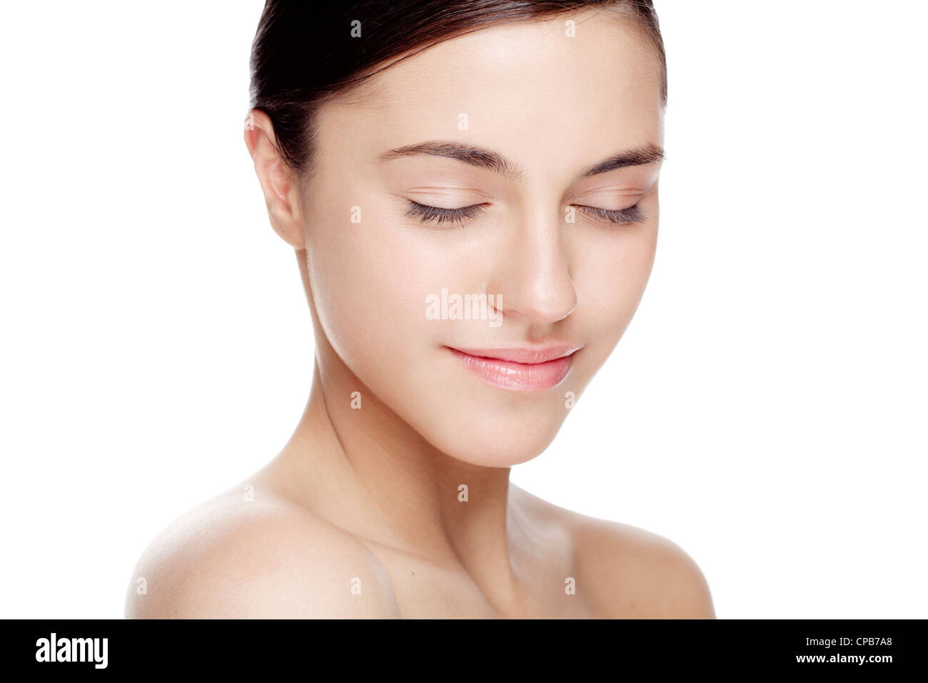 Soins de la peau visage frais face Banque de photographies et d'images à  haute résolution - Alamy