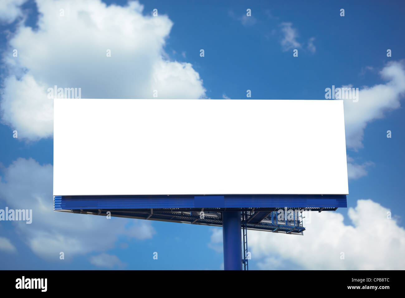 La publicité extérieure affiche vide Banque D'Images