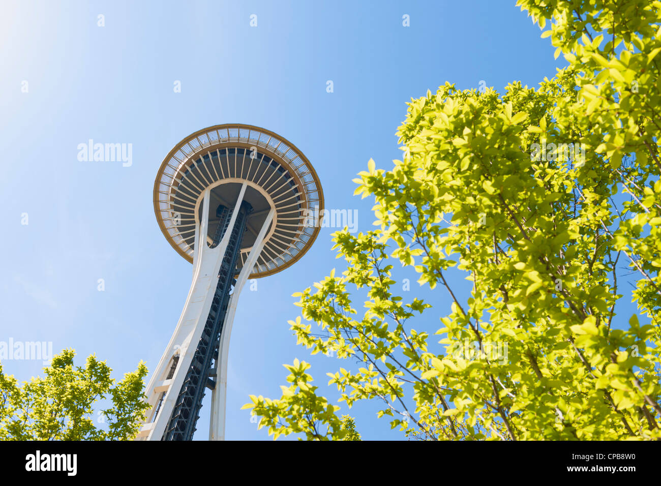 Space Needle Seattle Center Banque D'Images