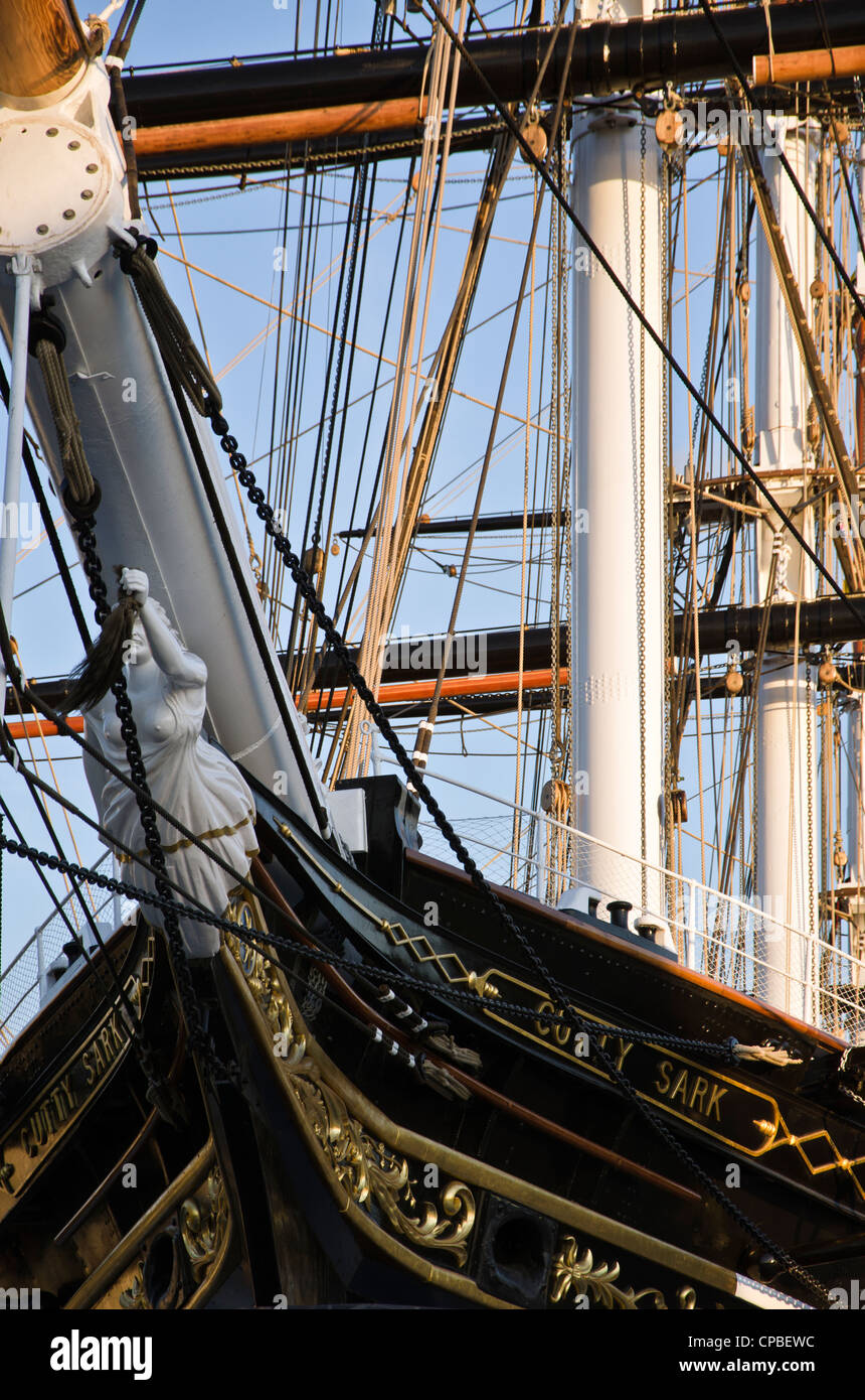 Cutty Sark rouvre au public - London 2012 Banque D'Images