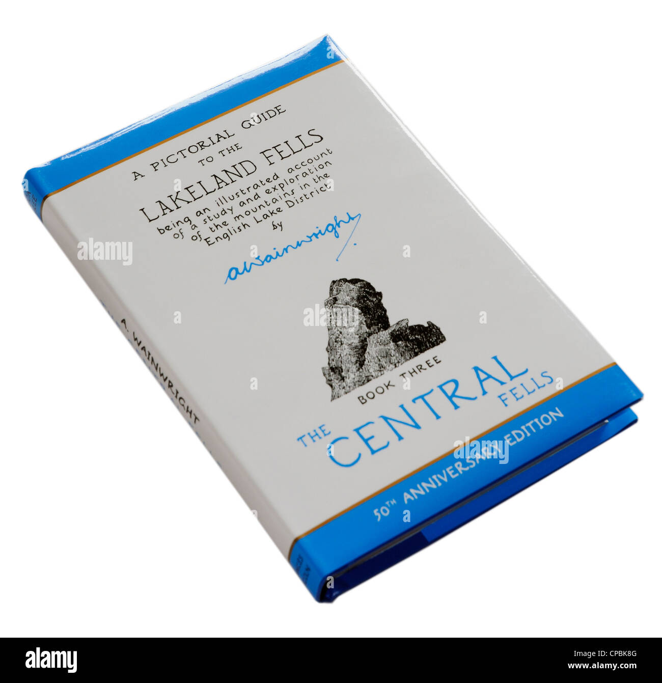 Alfred Wainwrights célèbre tableau Guide de la Lakeland Fells Banque D'Images