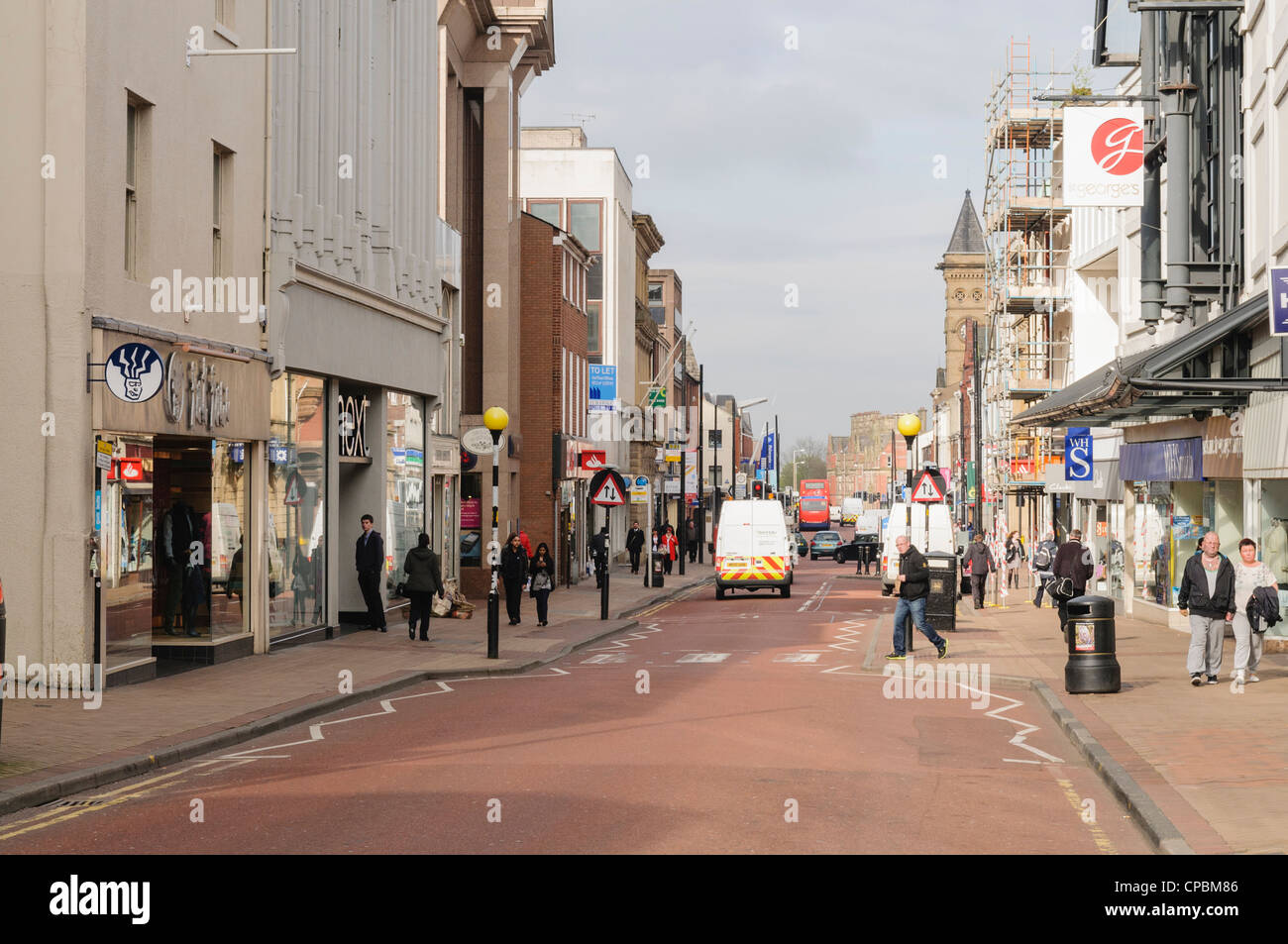 Fishergate, Preston Banque D'Images