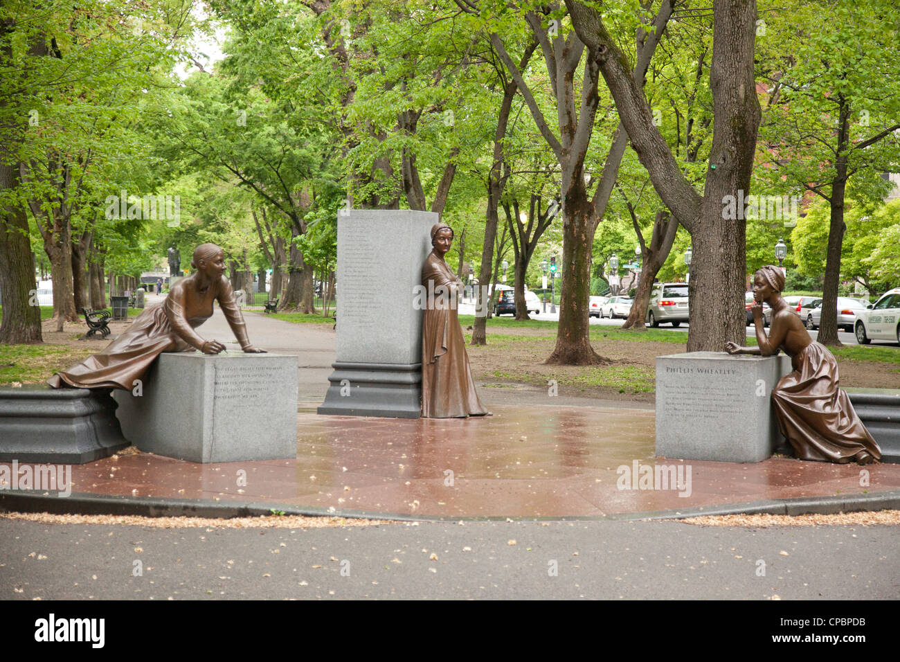 Boston Women's Memorial Banque D'Images