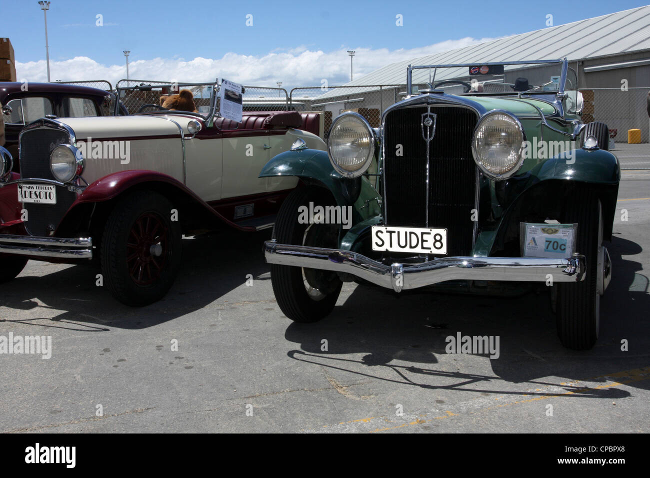 Vintage Car show, Napier, Nouvelle-Zélande Banque D'Images