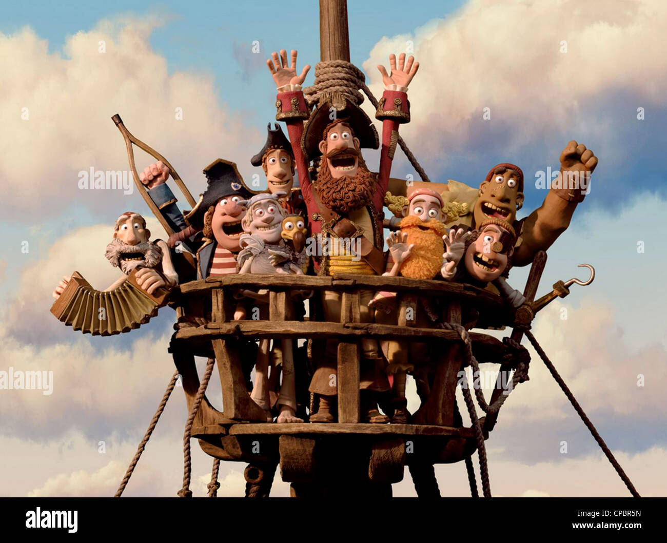 La bande de pirates Aardman 2011 MISFITS/Sony Animation Film Banque D'Images