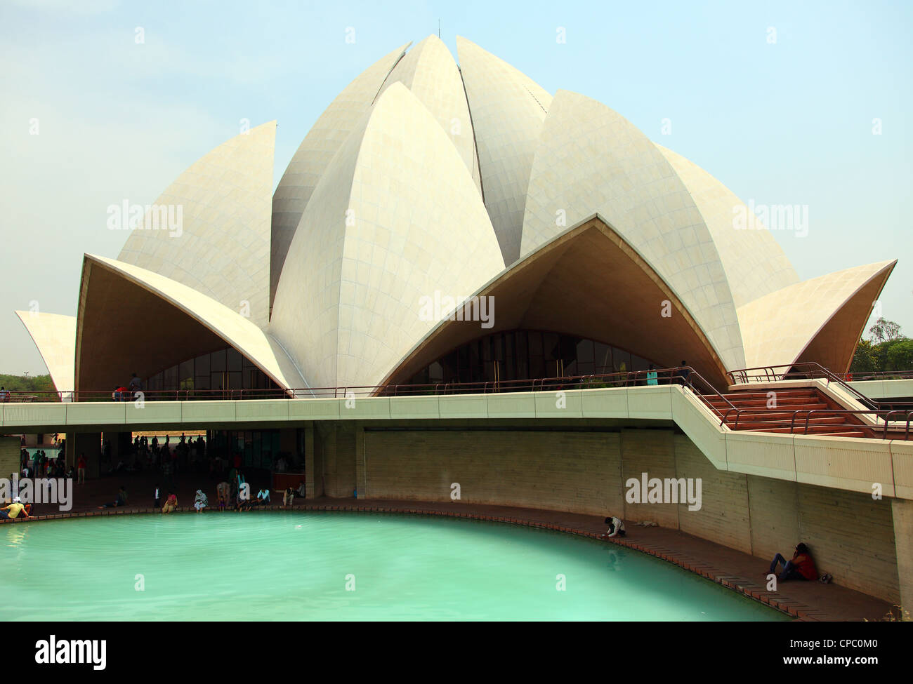 Temple Baha'i­ Lotus, New Delhi, Inde Banque D'Images