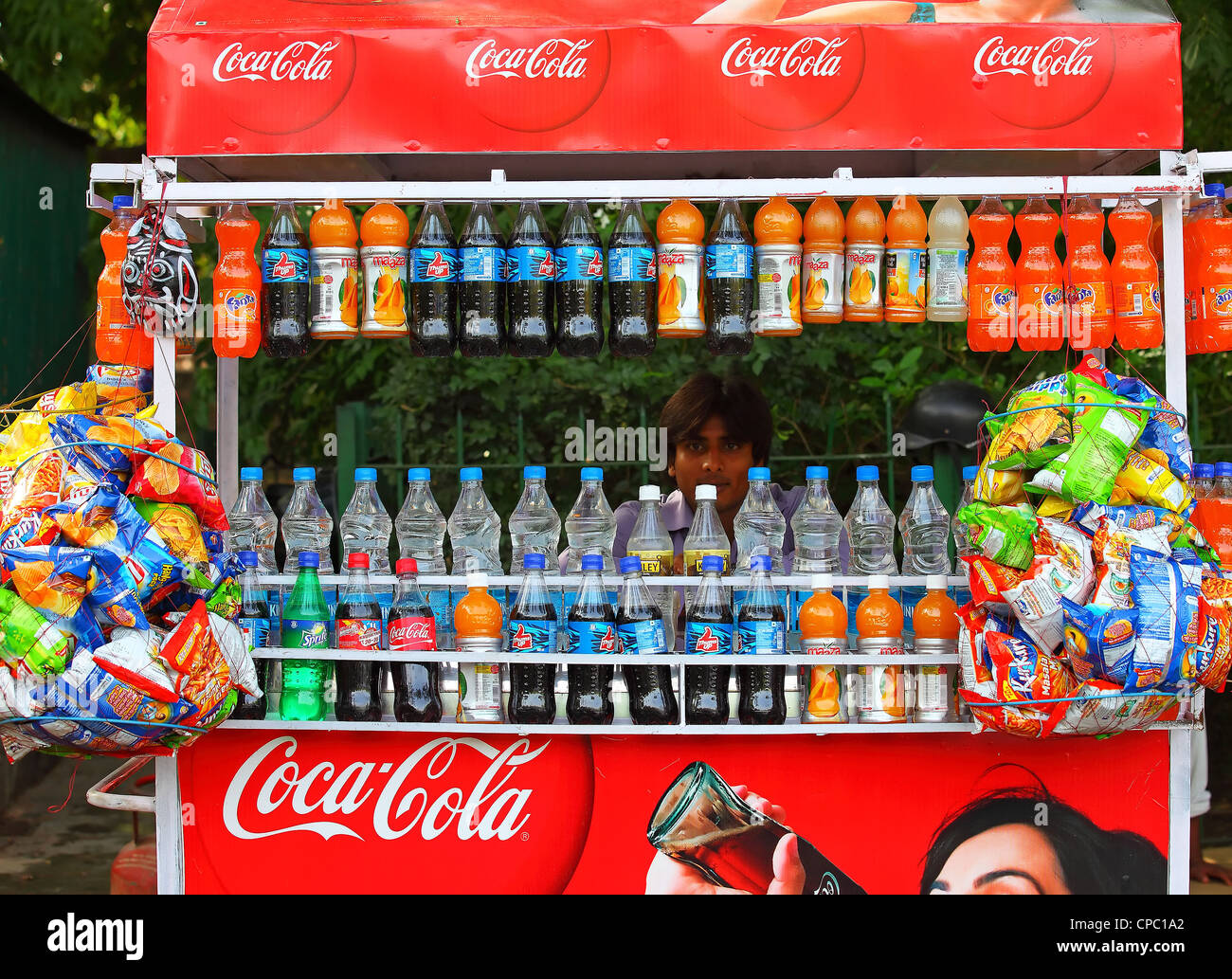 Soda soft drinks market Banque de photographies et d’images à haute