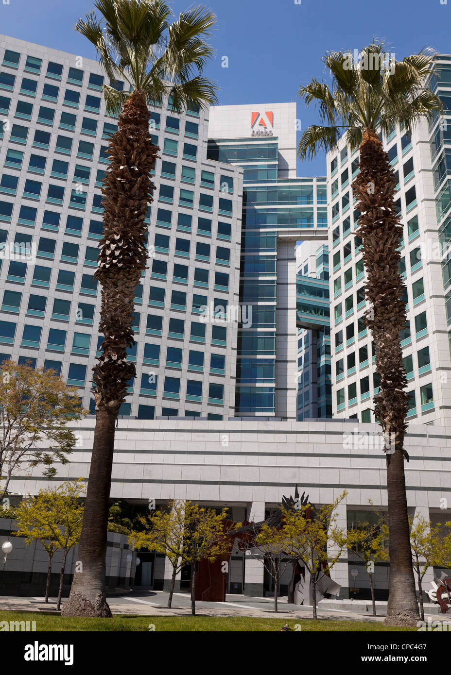 Bâtiment du siège d'Adobe à San Jose, Californie Banque D'Images