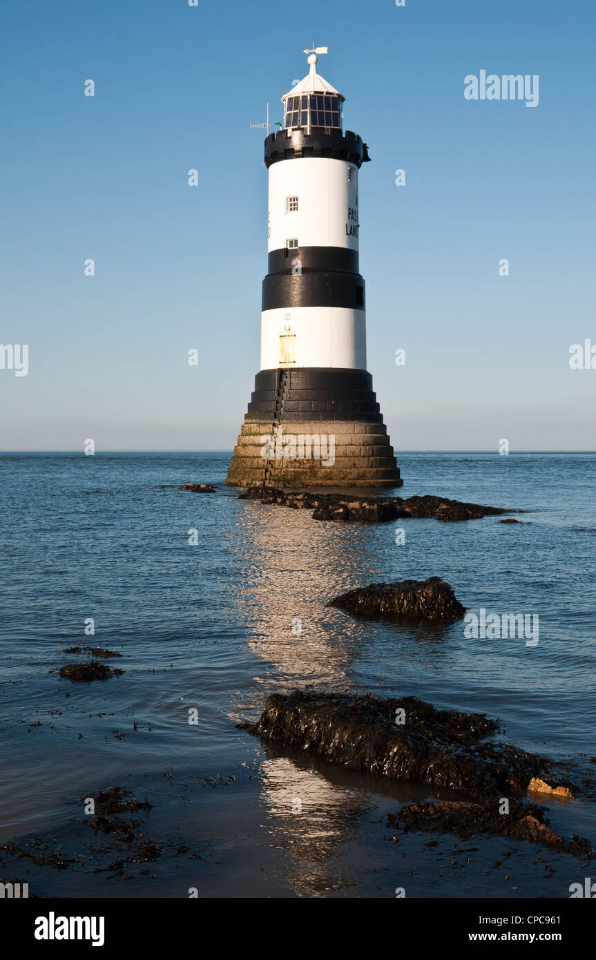 Penmon Leuchtturm Anglesey Banque D'Images