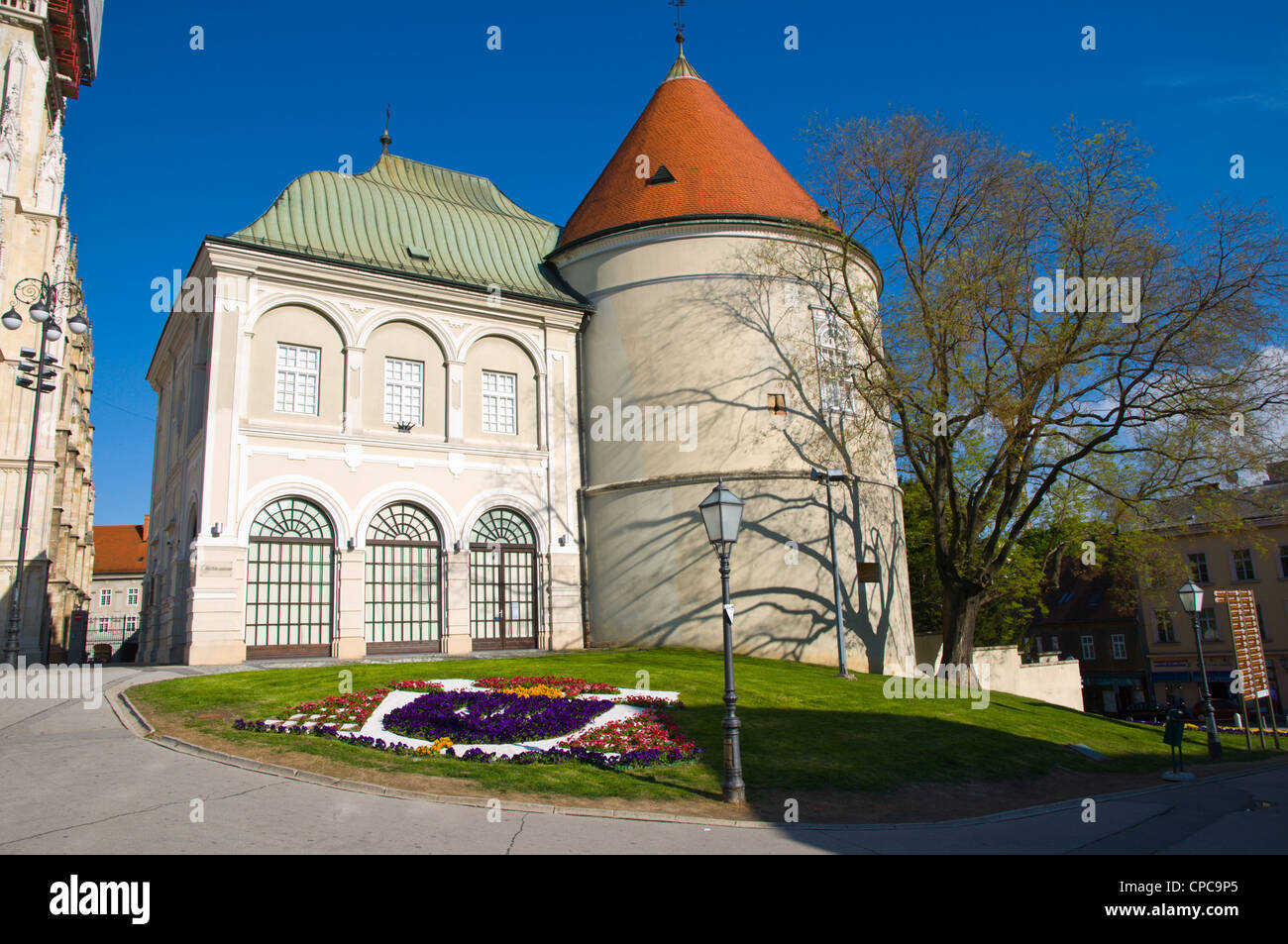 Nadbiskupski dvor le palais de l'archevêque (1905) Europe Croatie Zagreb Kaptol trimestre Banque D'Images