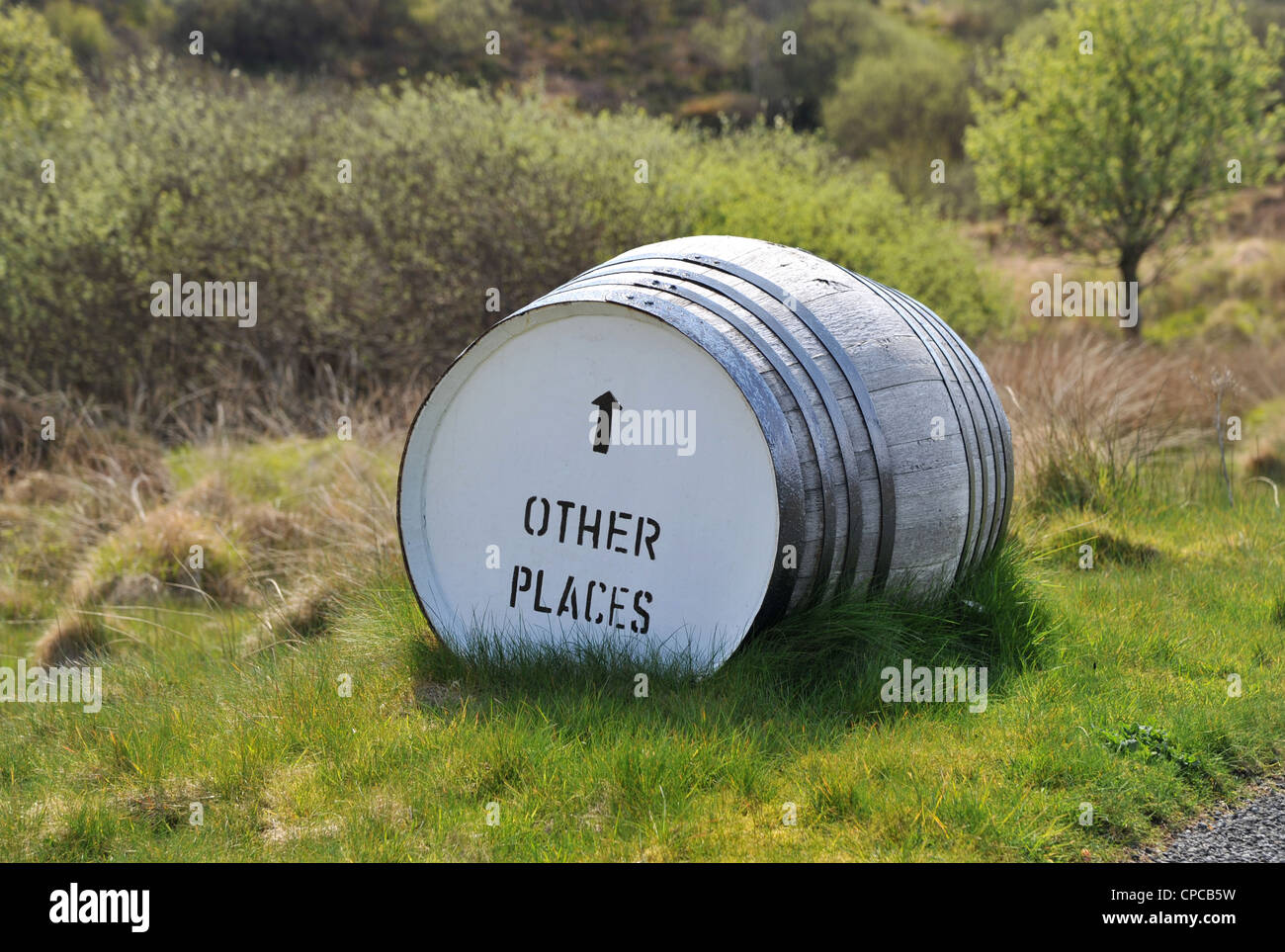 Poteau de signalisation traditionnel Banque d'images détourées - Alamy