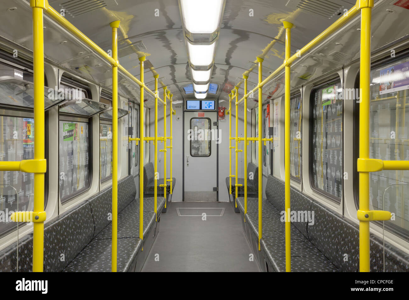 U Bahn train Banque D'Images