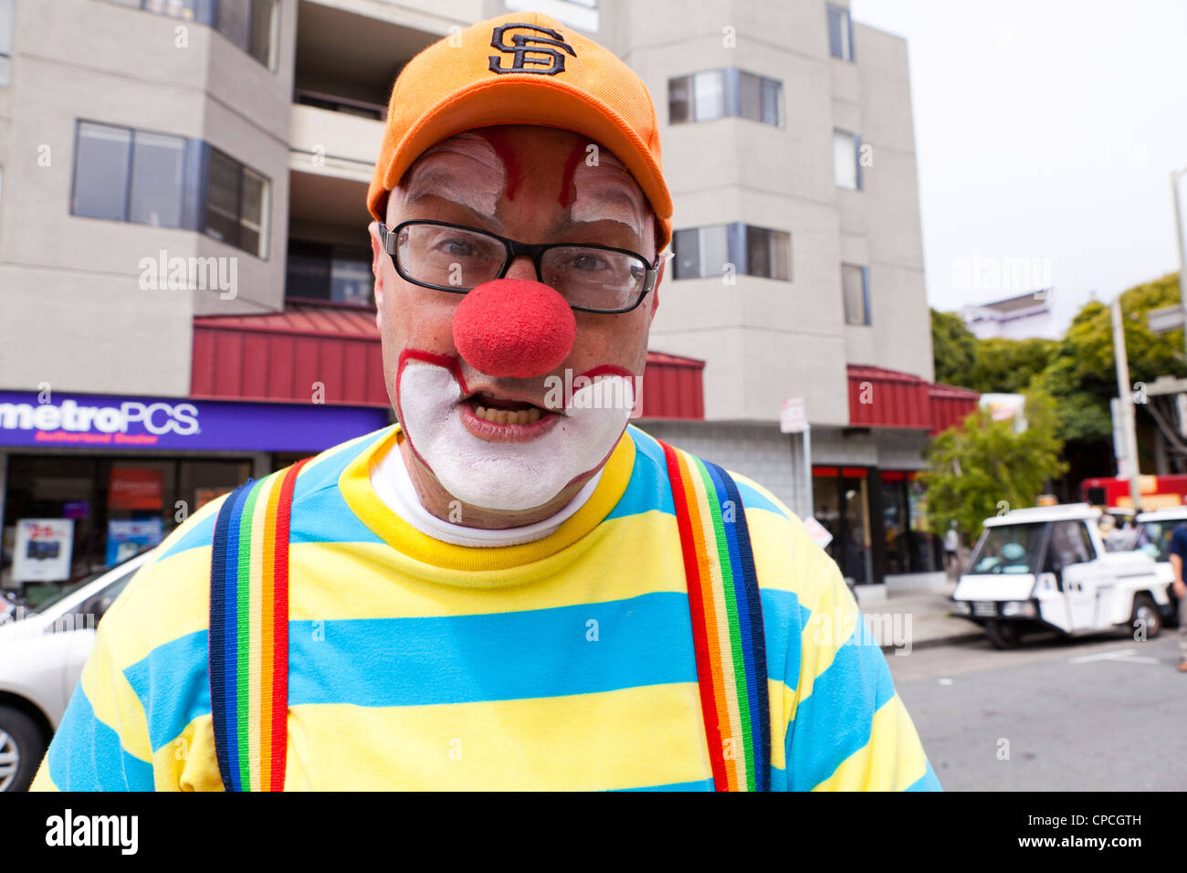 Kenny le Clown Banque D'Images