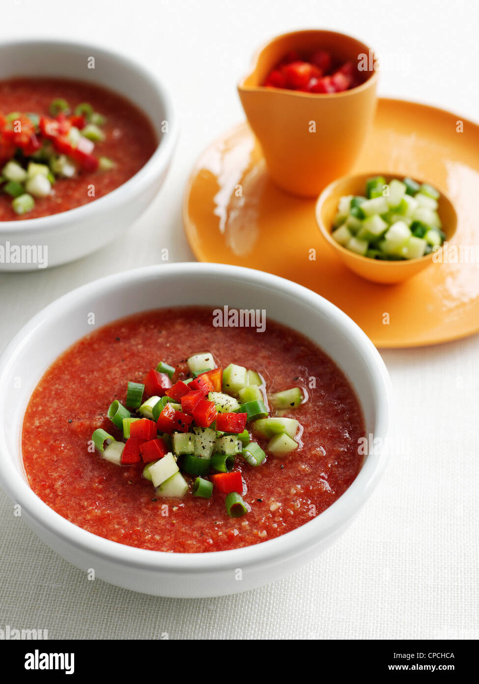 Bol de soupe aux légumes Banque D'Images