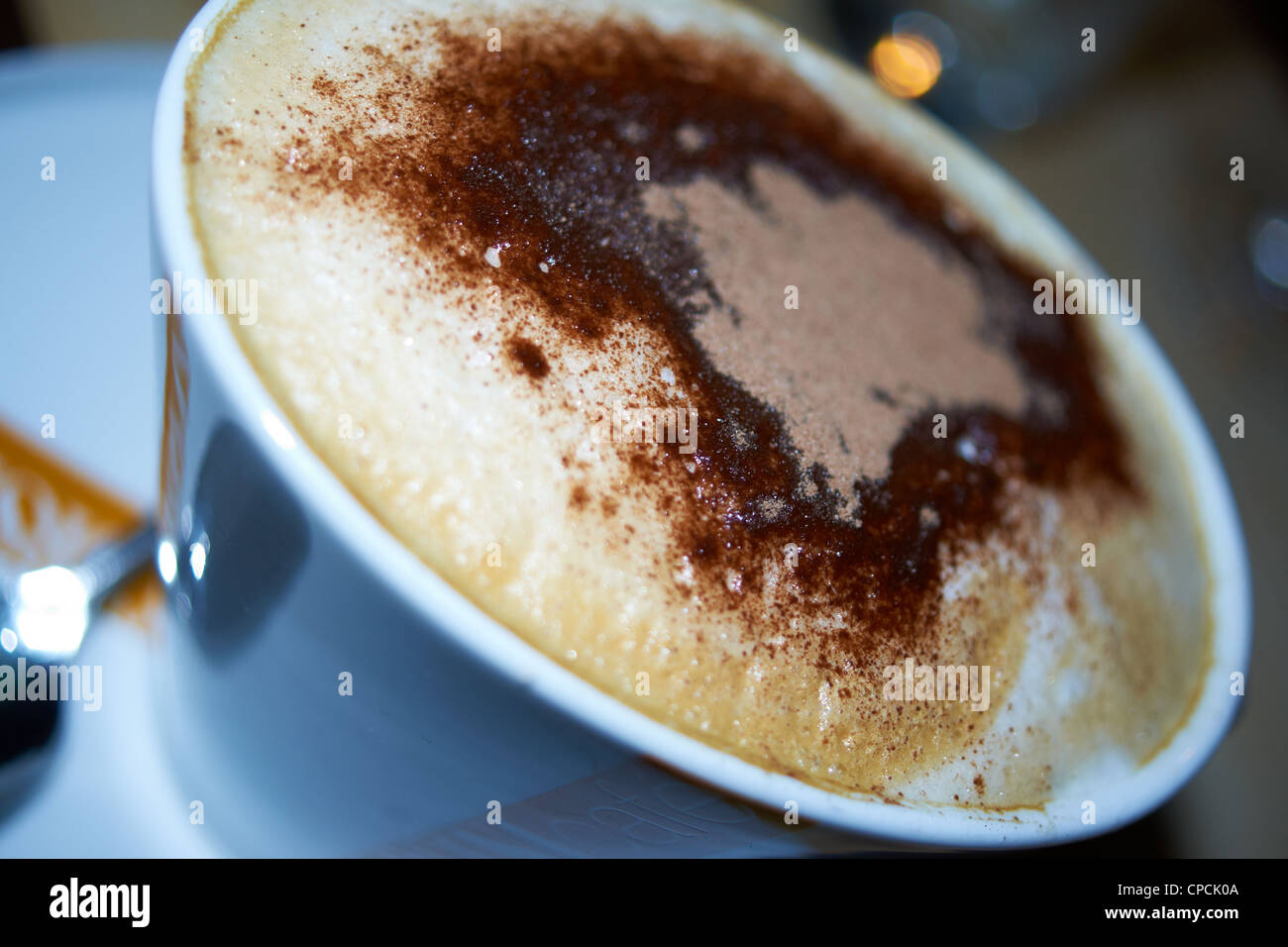 cappuccino fois Banque D'Images