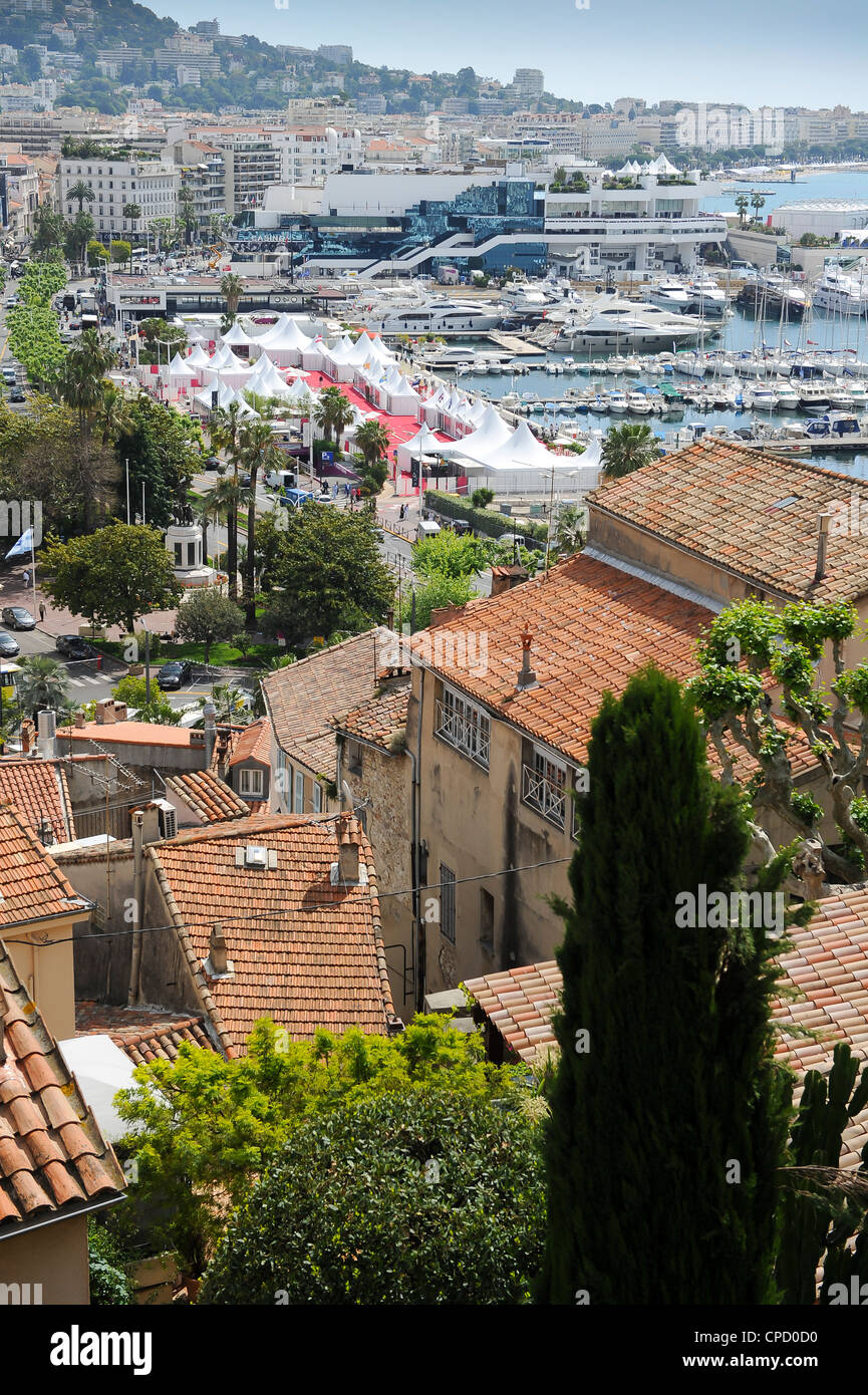 Vue générale de la 65e festival international du film, à Cannes, dans le sud de la France. Banque D'Images
