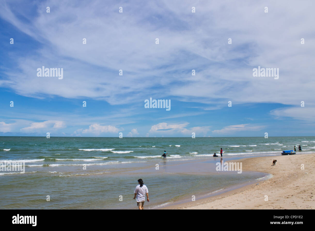 Paysage de mer tropicaux,Thaïlande. Banque D'Images