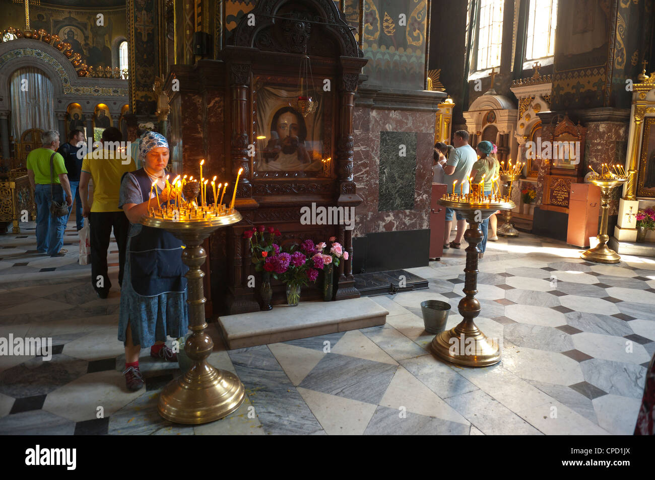 La Cathédrale Saint Vladimir, Kiev, Ukraine, l'Europe Banque D'Images