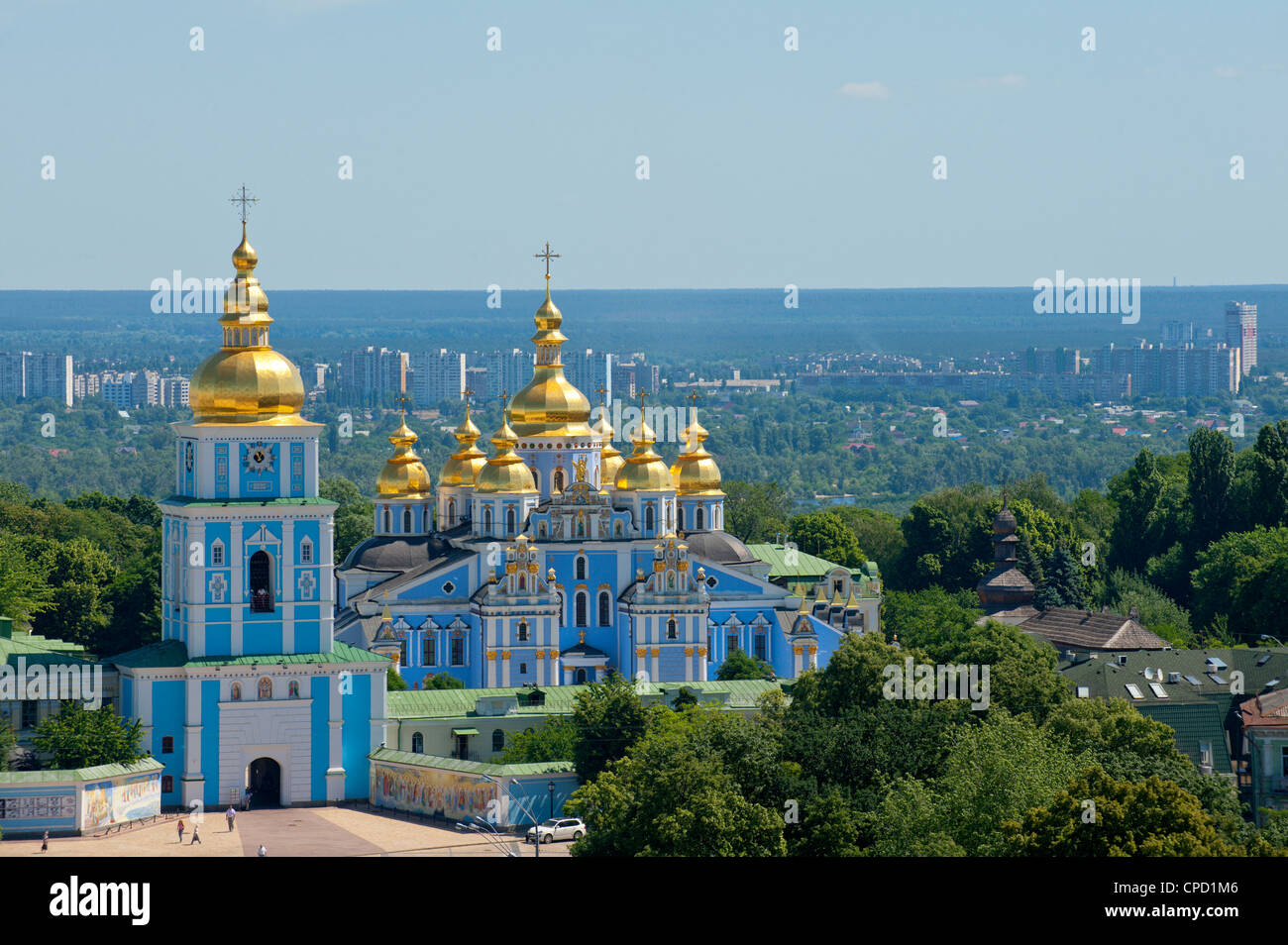 L'église Saint-Michel, Kiev, Ukraine, l'Europe Banque D'Images