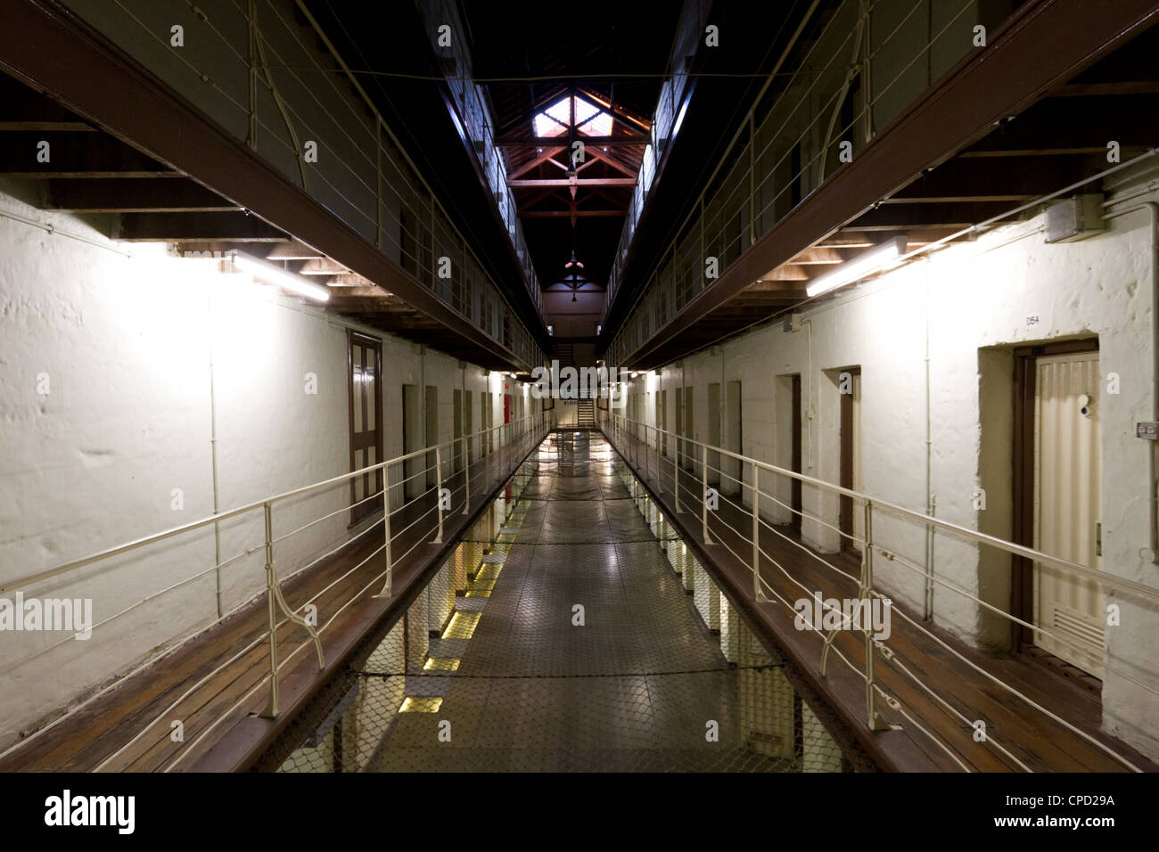 À l'intérieur de la vieille prison de Fremantle, Fremantle, Australie occidentale Banque D'Images