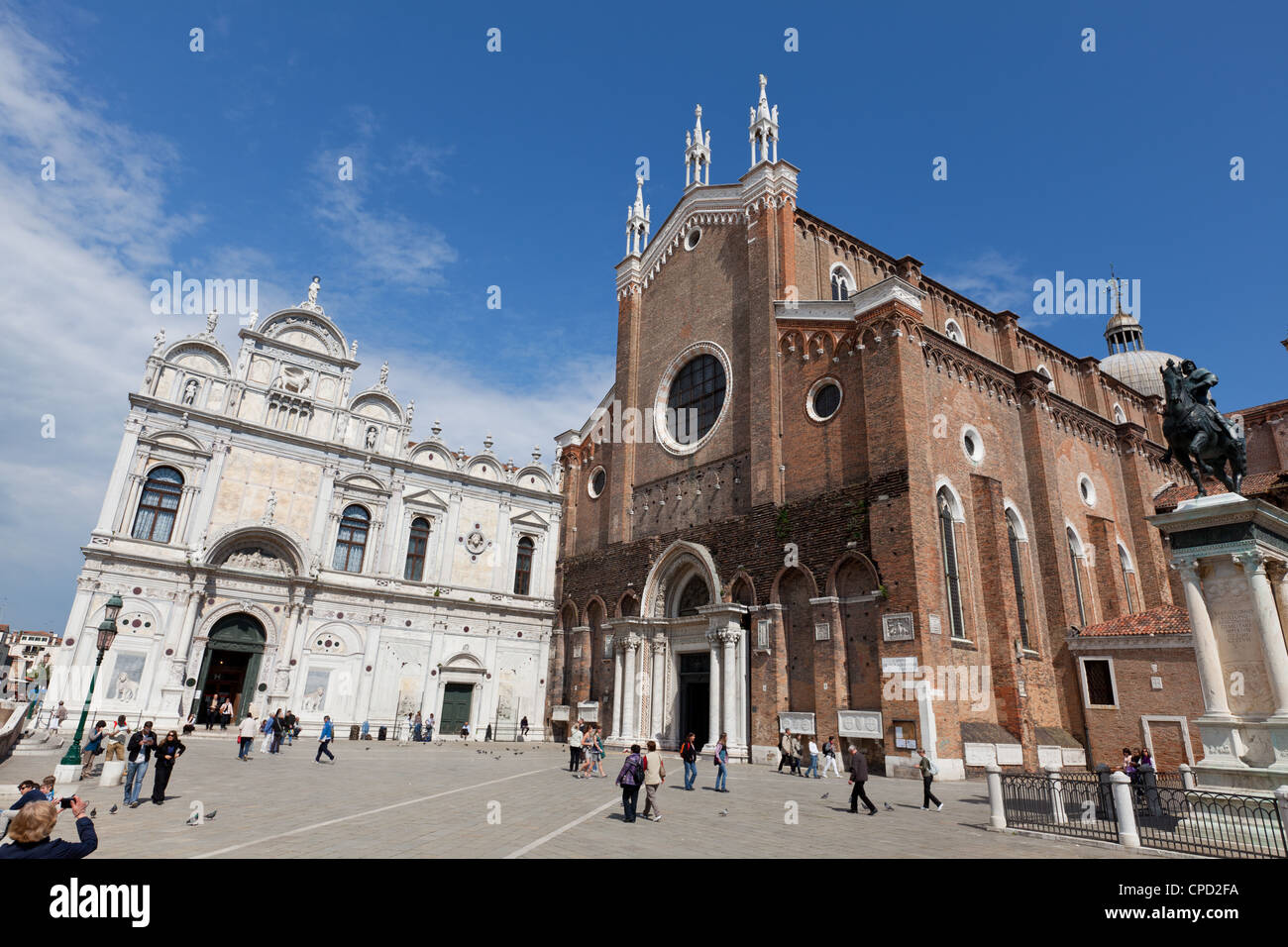 La Basilica di San Giovanni e Paolo, Venise, UNESCO World Heritage site, Vénétie, Italie, Europe Banque D'Images