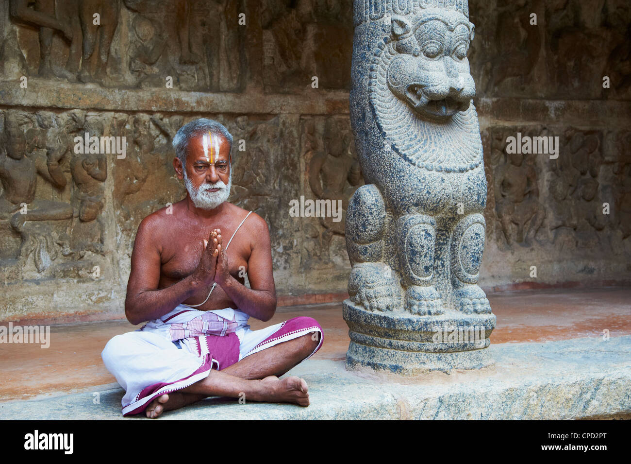 Vaikunta Perumal temple, Kanchipuram, Tamil Nadu, Inde, Asie Banque D'Images