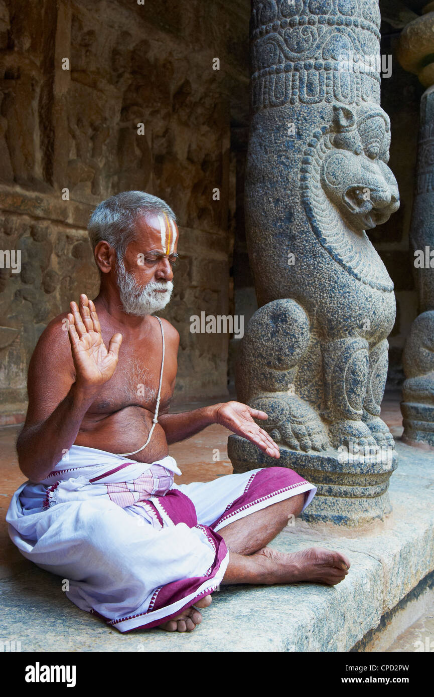 Vaikunta Perumal temple, Kanchipuram, Tamil Nadu, Inde, Asie Banque D'Images