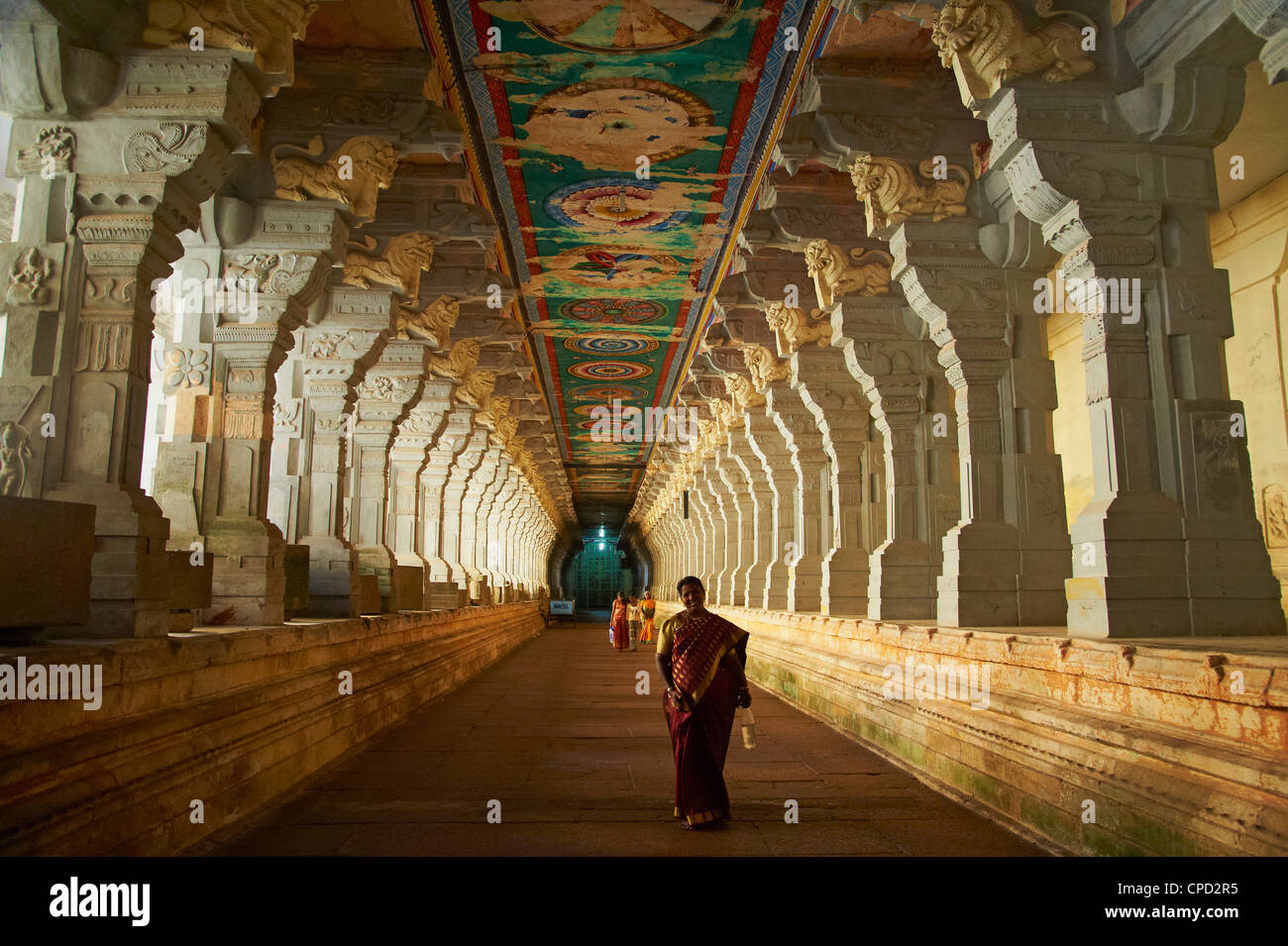 Ramanatha Swami, Rameswaram, Tamil Nadu, Inde, Asie Banque D'Images