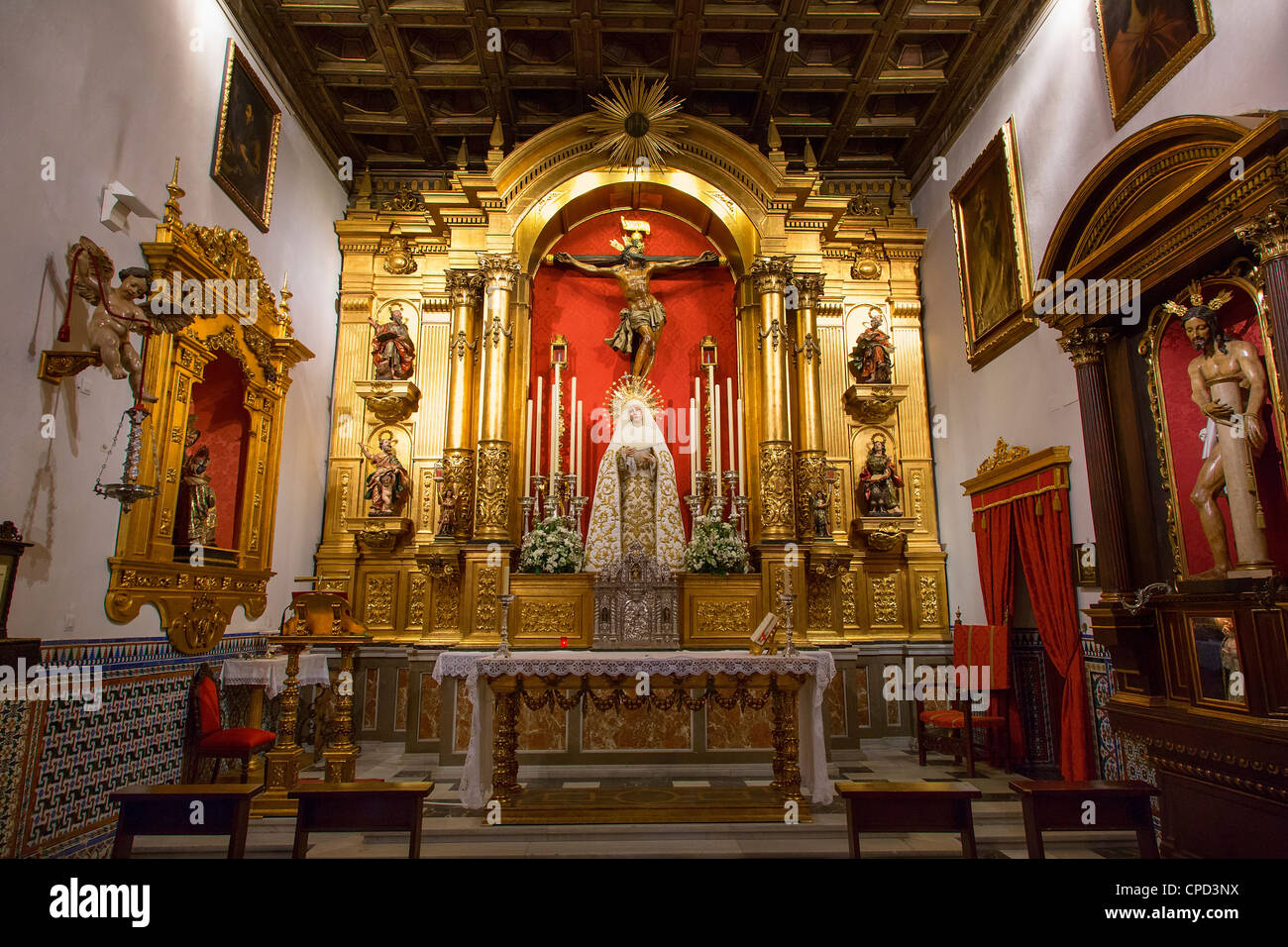 Eglise de Séville, Museo de Bellas Artes Banque D'Images