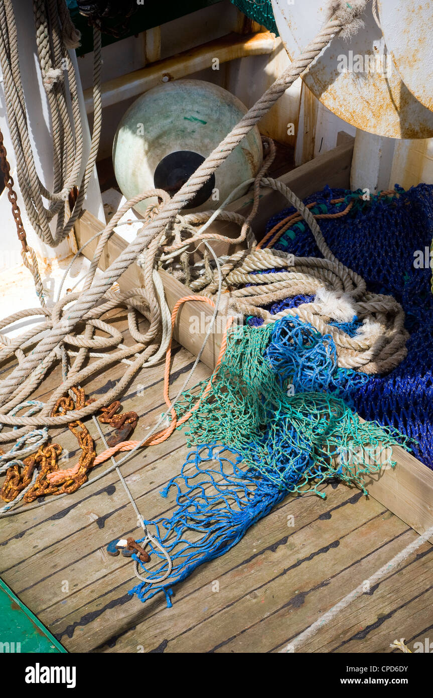 Résumé, fond, bobber, bouée, attraper, close-up, de couleur, de détail, de l'équipement, pêche, float, heap, knot, maritime, maritime, me Banque D'Images
