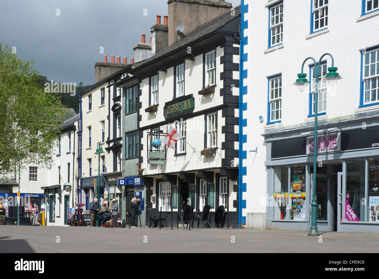 La Place du marché de Kendal Cumbria, Angleterre, Royaume-Uni Banque D'Images