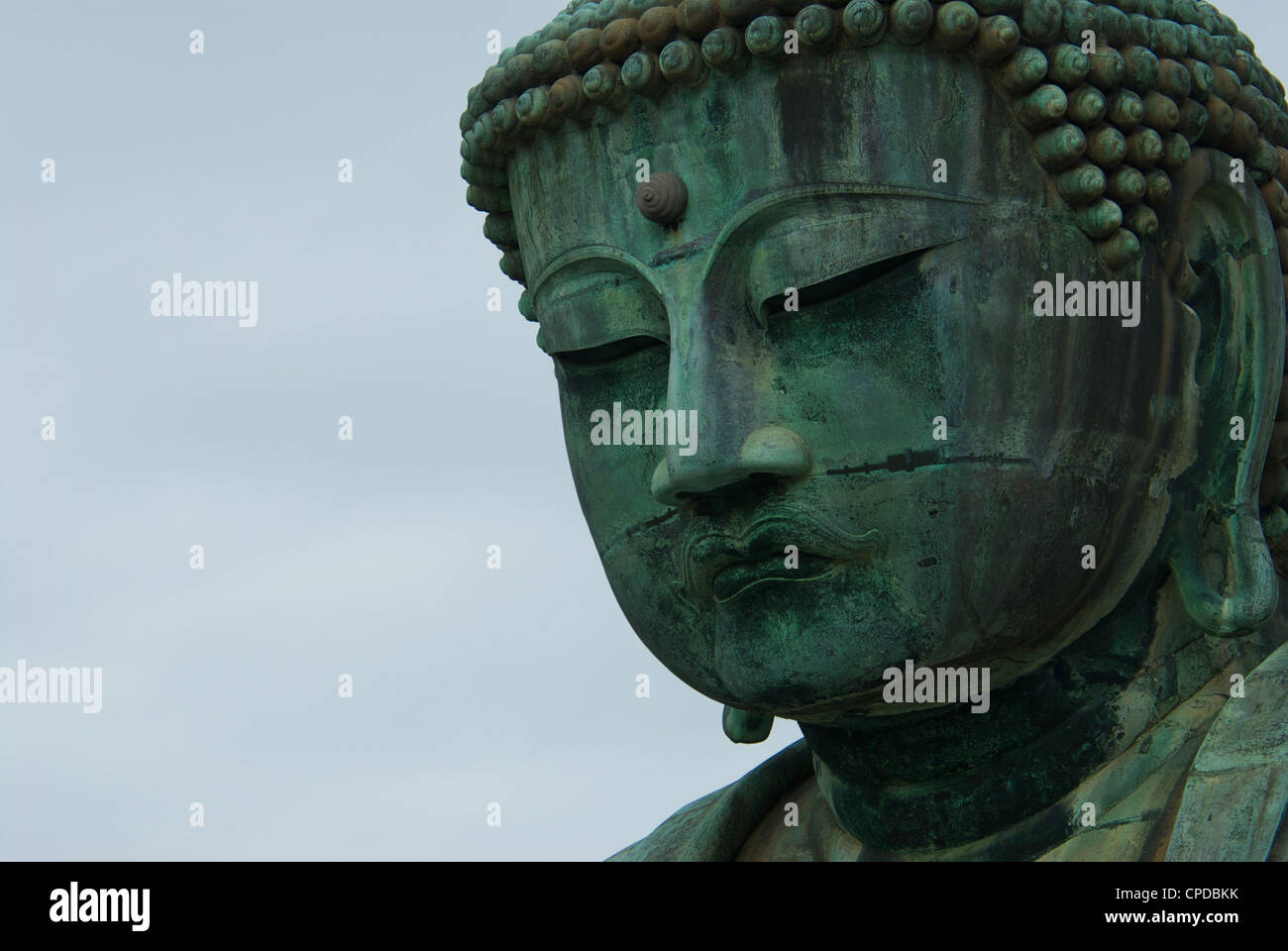 Diabutsu (Grand Bouddha) de Kamakura,, Kanagawa Prefecture, Honshu, Japan Banque D'Images