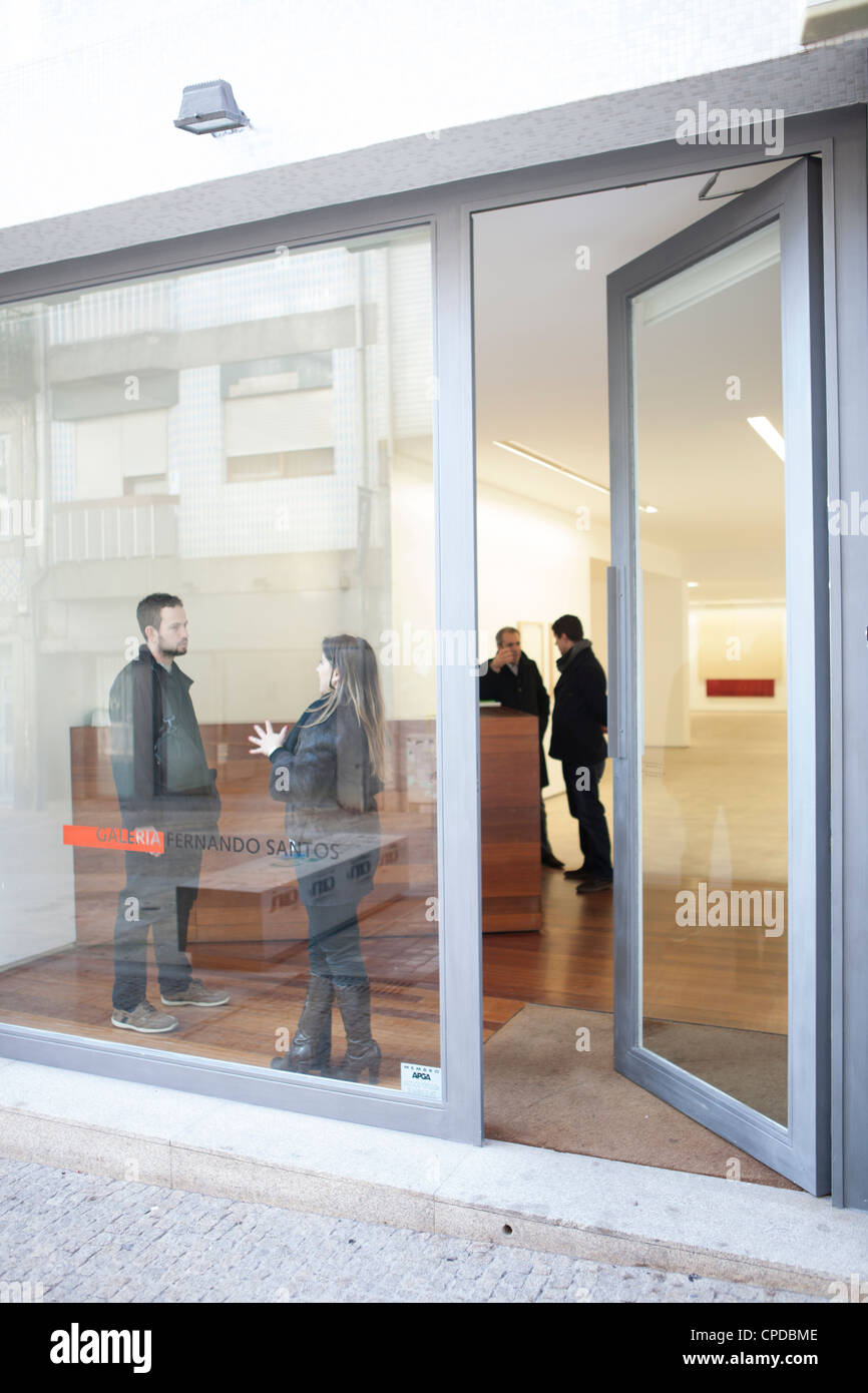Rue Miguel Bombarda Porto Portugal Banque D'Images