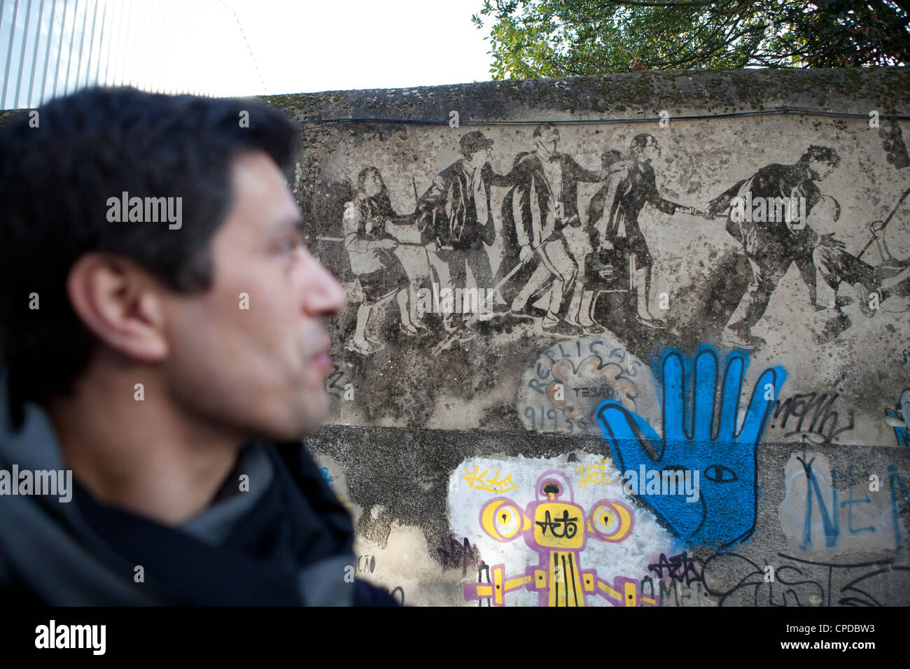 Rue Miguel Bombarda Porto Portugal Banque D'Images