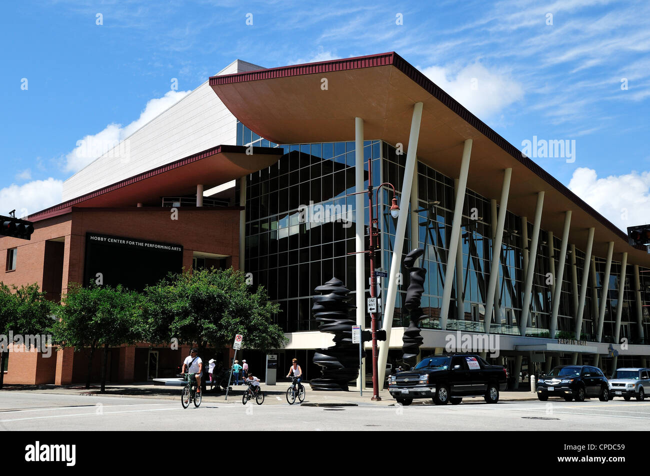 Hobby Center for the Performing Arts, au centre-ville de Houston, Texas, USA. Banque D'Images