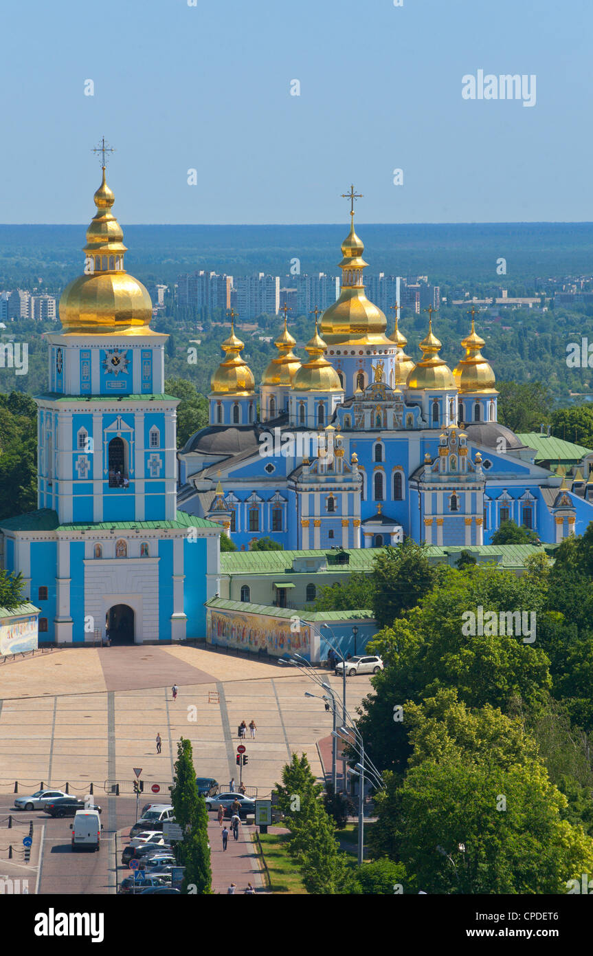L'église Saint-Michel, Kiev, Ukraine, l'Europe Banque D'Images