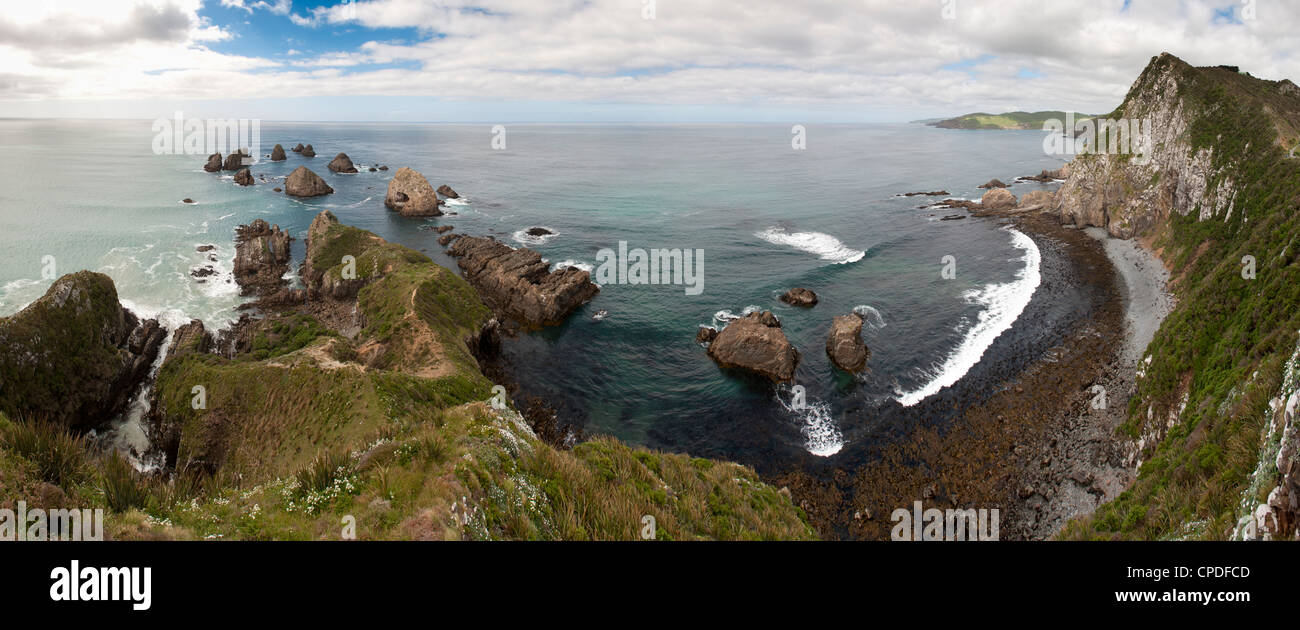 Nugget Point, Otago, île du Sud, Nouvelle-Zélande, Pacifique Banque D'Images